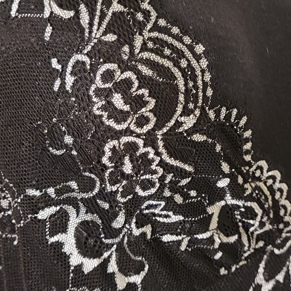 Daisy Fuentes Black And Lace Lingerie Size M - Picture 6 of 8